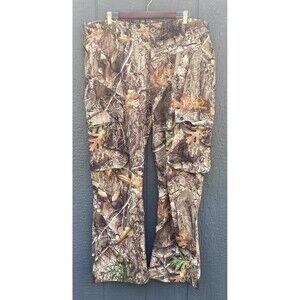 Realtree Pants Mens 2XL Camo Hiking Hunting Outdoor Camouflage With Many Pockets